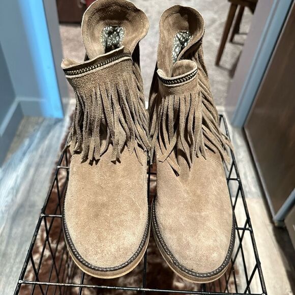 Dingo JuJu Fringe Zipper Bootie Size 8.5 - Picture 2 of 6